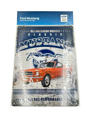 FORD MUSTANG METAL SIGN