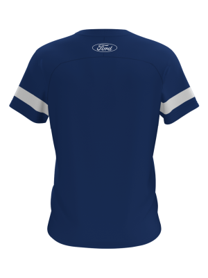 FORD MEN'S BLUE T-SHIRT WITH WHITE STRIPED SLEEVES - Image 2