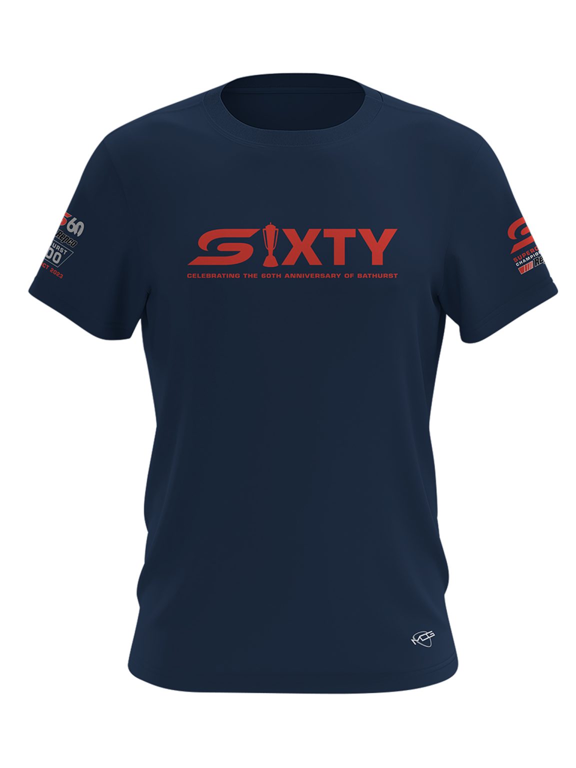 2023 Bathurst 1000 60th Year Men’s Navy Sixty T-Shirt